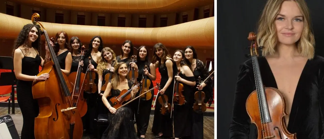 Vibo, il Teatro comunale chiude la stagione con il talento della violinista Laura Marzadori e l’Orchestra femminile del Conservatorio