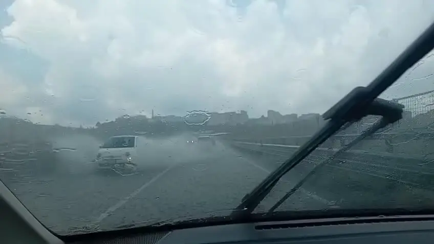 Maltempo a Catanzaro, rallentamenti sulla Tangenziale Est