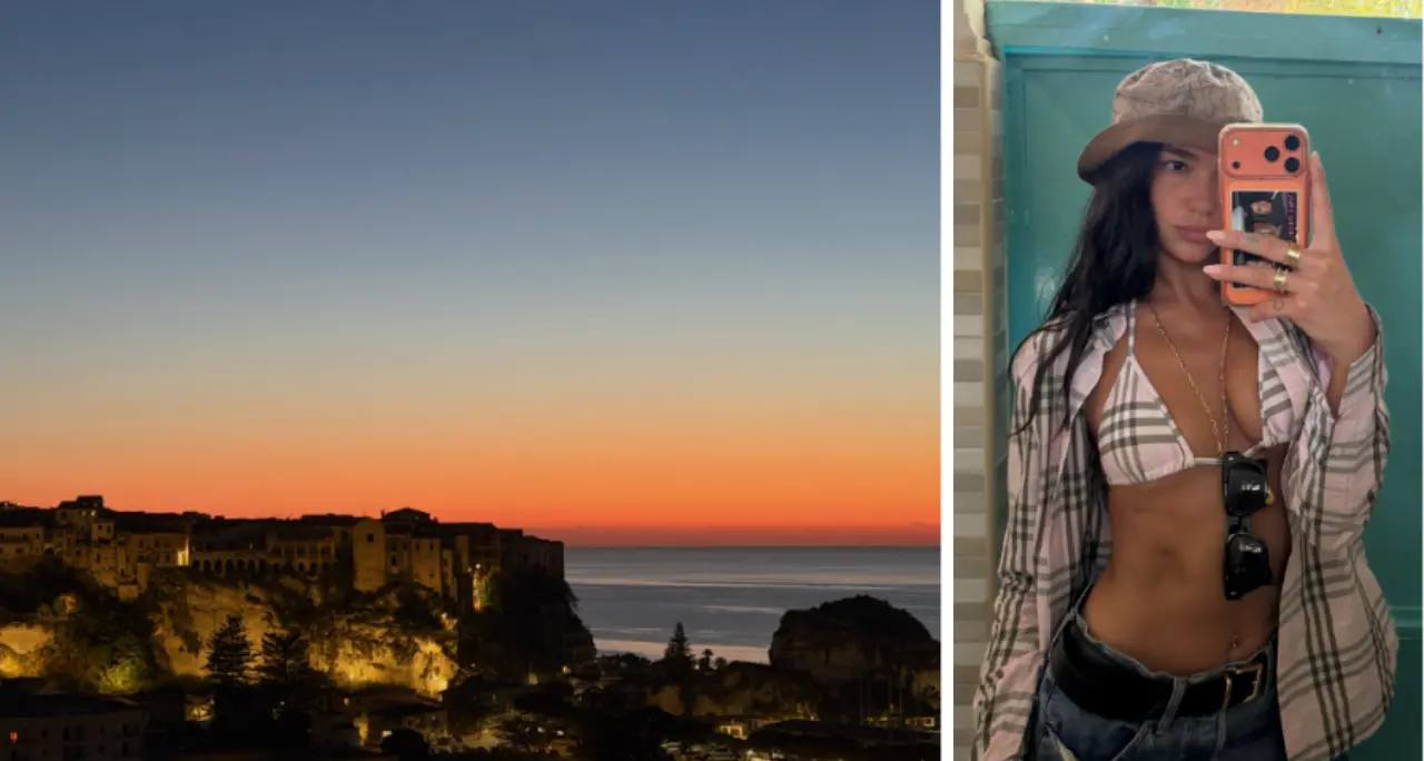 Tropea nel diario social della luna di miele\u00A0di Dua Lipa: il tramonto sulla rupe incanta milioni di follower della popstar britannica\n