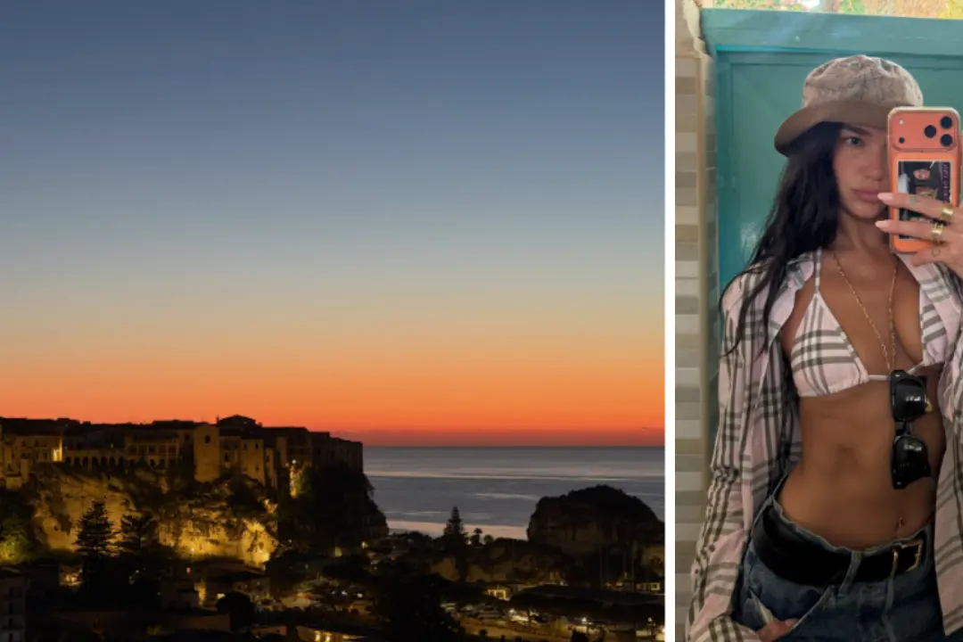 Tropea nel diario social della luna di miele\u00A0di Dua Lipa: il tramonto sulla rupe incanta milioni di follower della popstar britannica\n