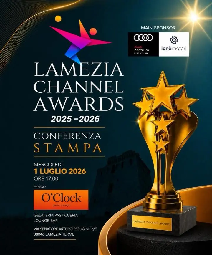 Al via la seconda edizione dei \"Lamezia Channel Awards\": grande attesa per il testimonial mondiale\u00A0\n