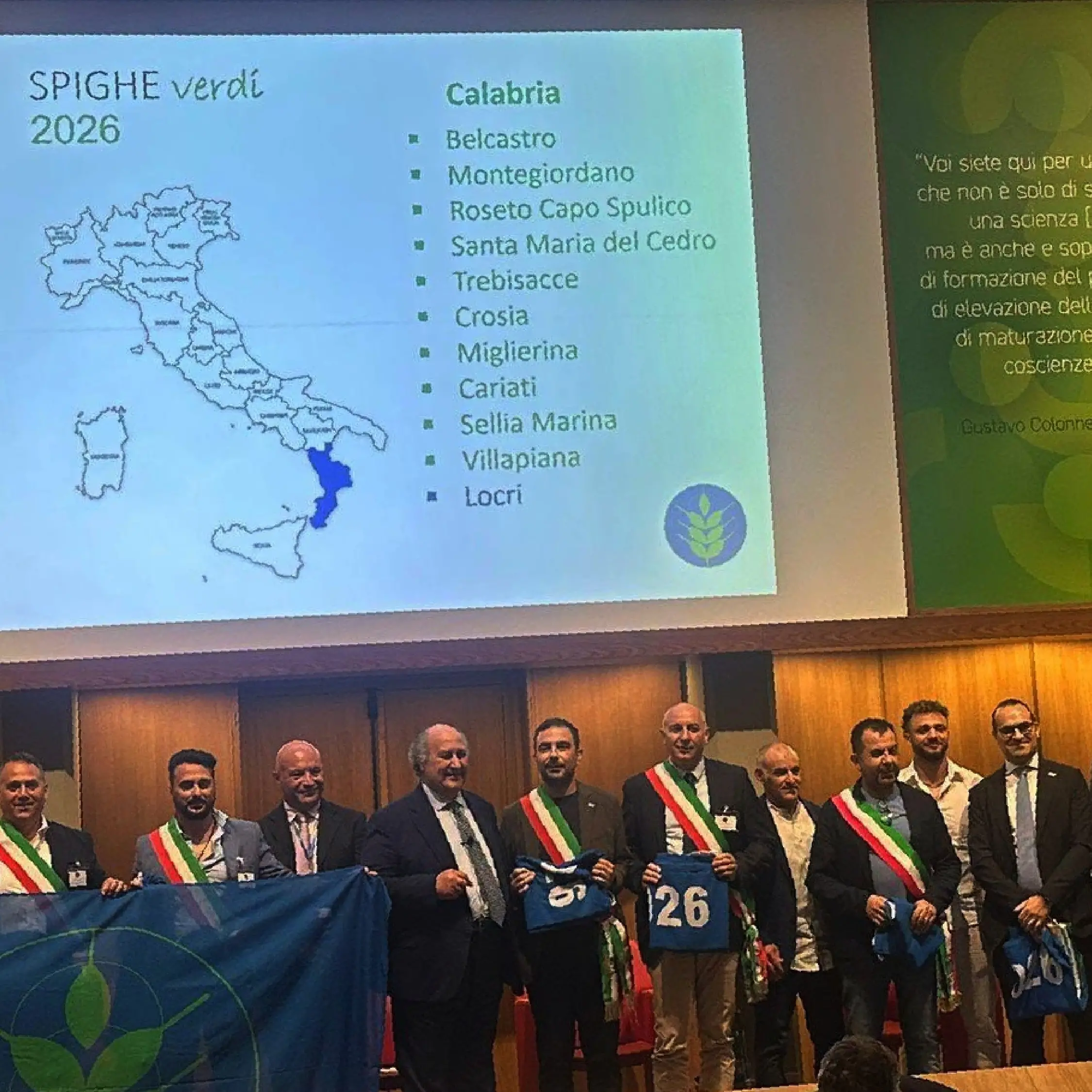 “Spighe Verdi 2026”, tra i comuni rurali d’Italia spicca l’Alto Ionio Cosentino\n
