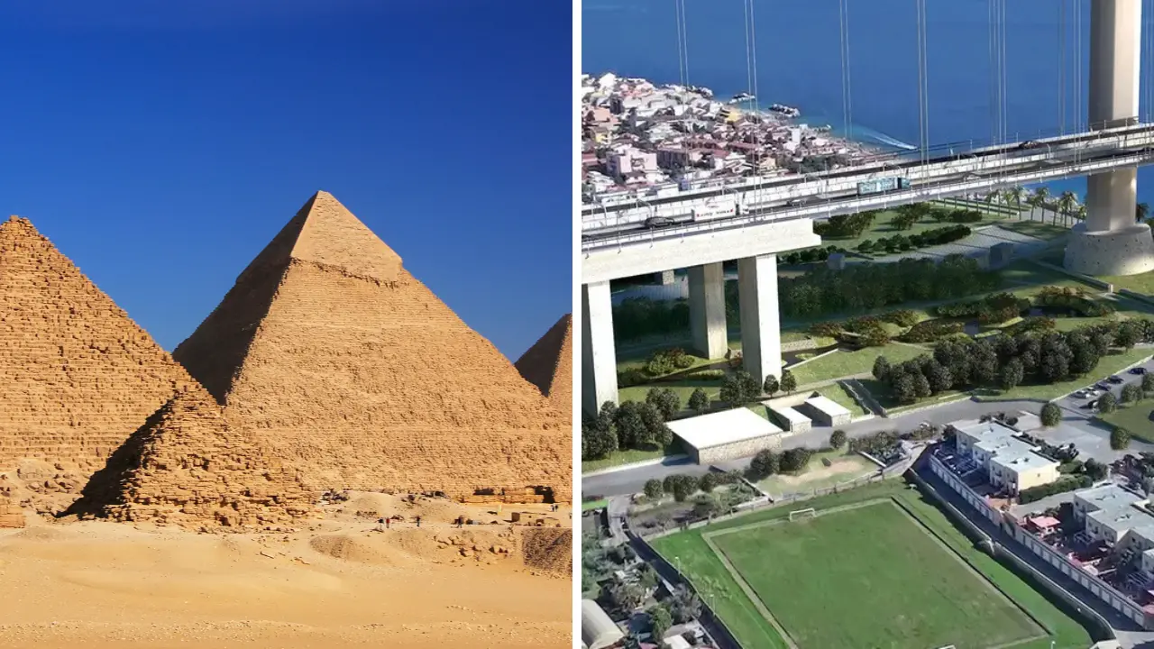 <p>L’archeologo Zahi Hawass: «Il ponte sullo Stretto fondamentale<span style=\"color:hsl(0, 75%, 60%);\"> come le Piramidi</span>»</p>