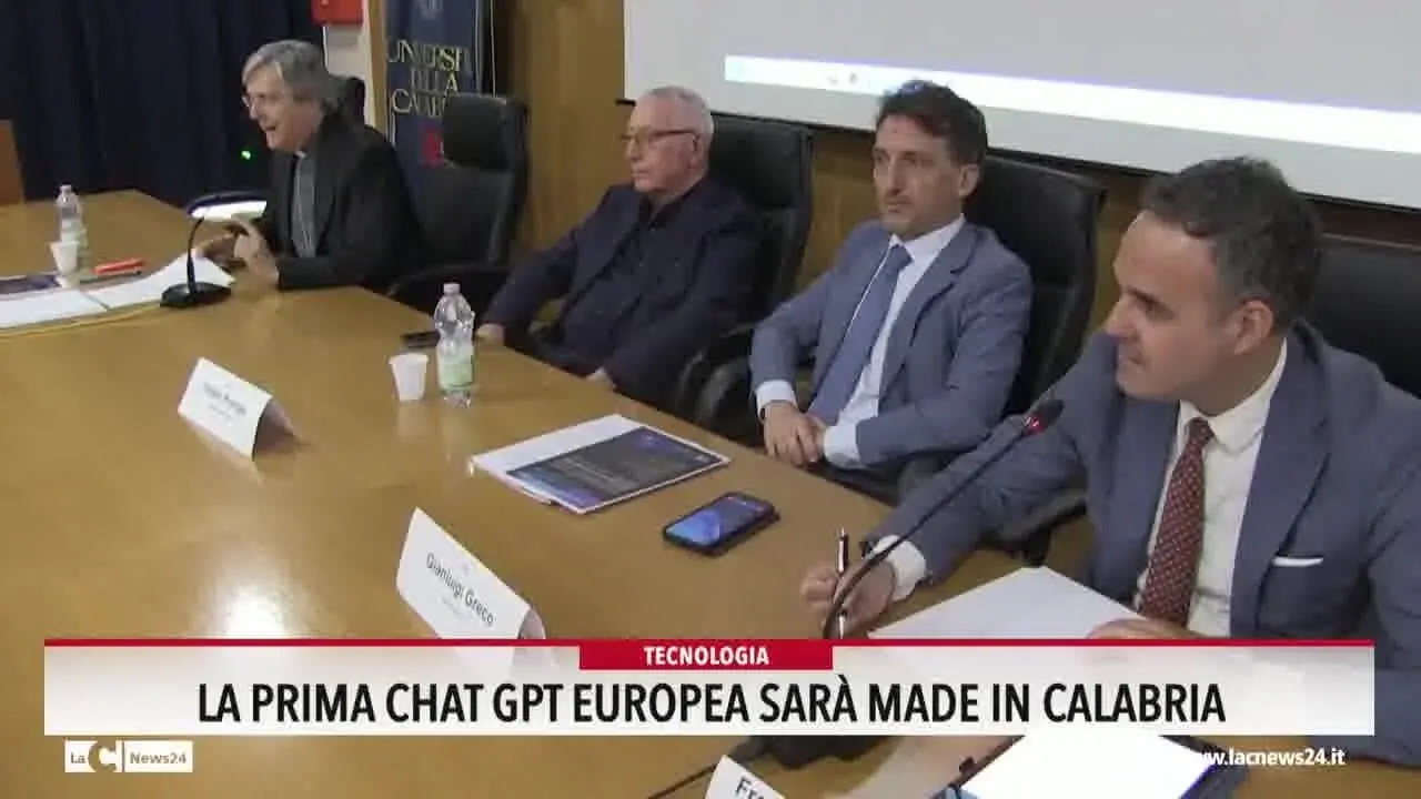 La prima chat gpt europea sarà made in Calabria