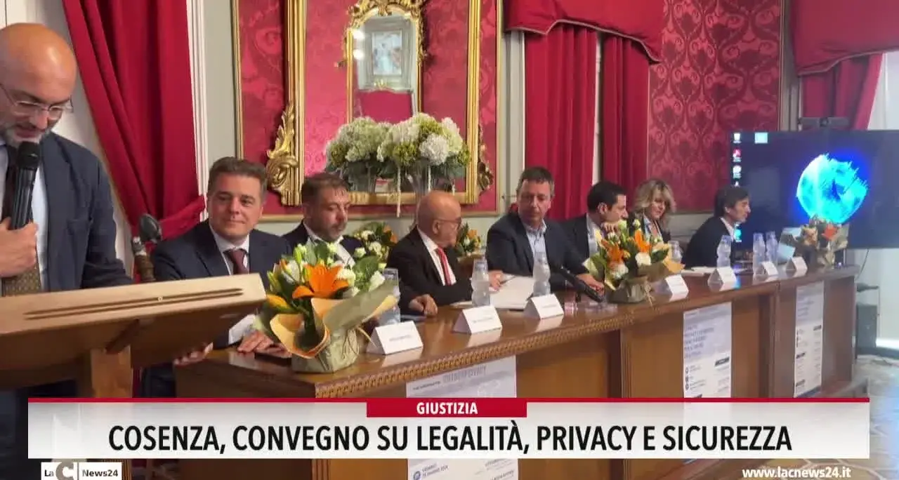 Cosenza, convegno su legalità privacy e sicurezza