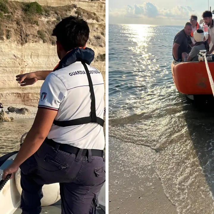 Santa Domenica, scivola dalla scogliera e resta ferito: soccorso via mare dalla Guardia Costiera\n