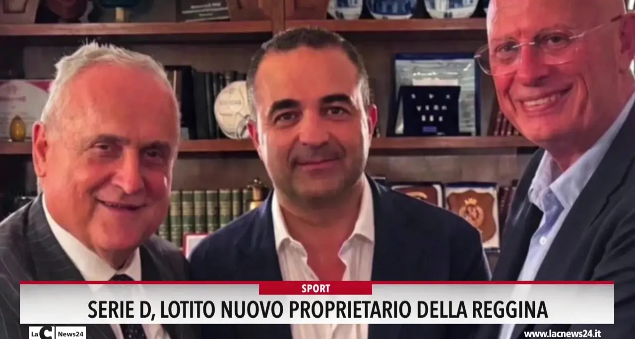 Serie D, Lotito nuovo proprietario della Reggina