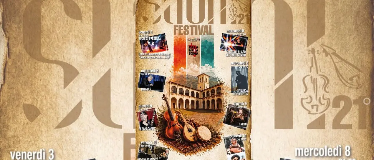 Castrovillari celebra la musica con Suoni Festival: concerti, cultura e sapori nel cuore del Pollino\n
