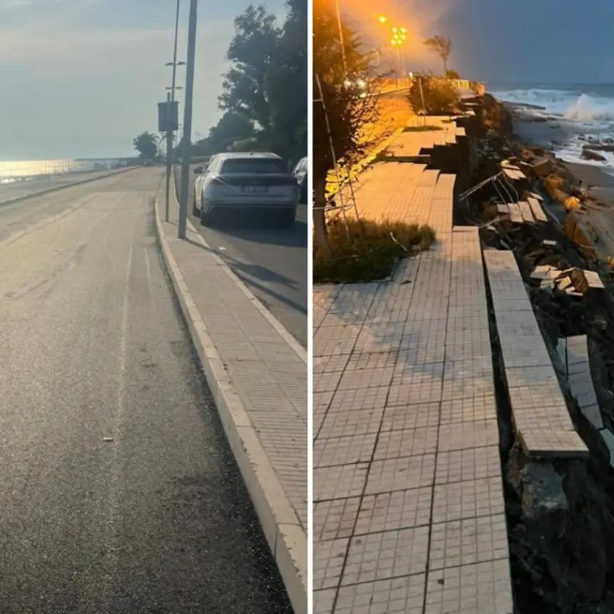Melito Porto Salvo, riapre il tratto del Lungomare dei Mille danneggiato dal ciclone Harry\n