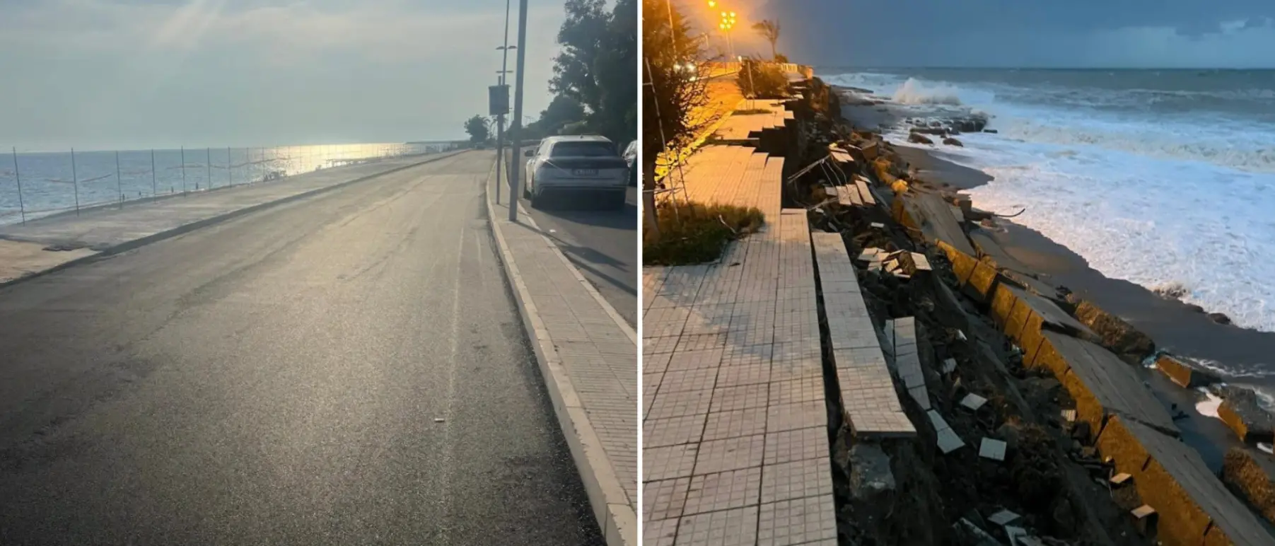 Melito Porto Salvo, riapre il tratto del Lungomare dei Mille danneggiato dal ciclone Harry\n