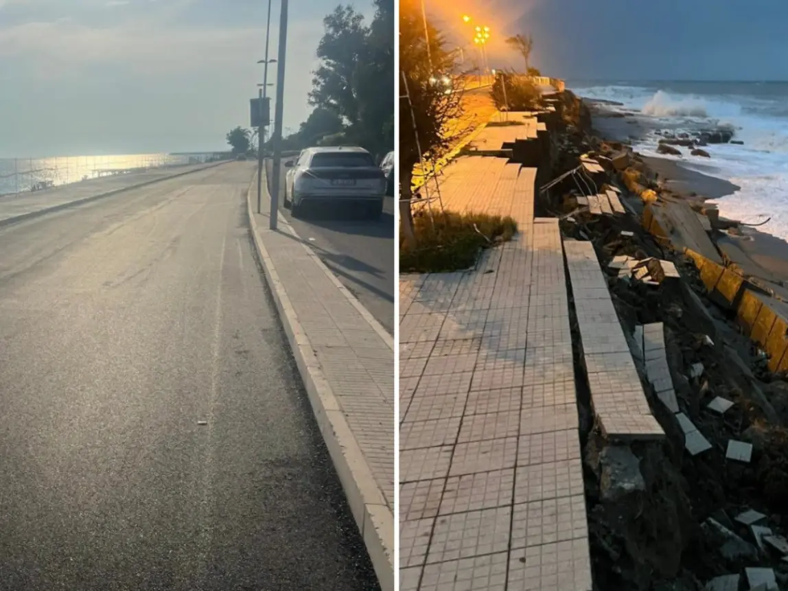 Melito Porto Salvo, riapre il tratto del Lungomare dei Mille danneggiato dal ciclone Harry