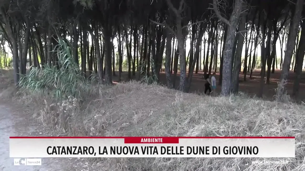 Catanzaro, la nuova vita delle dune di Giovino