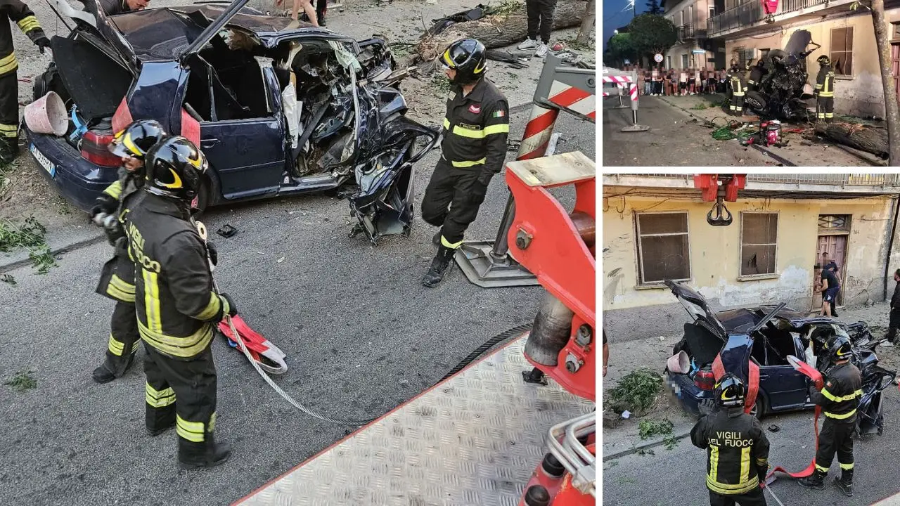 Cutro, muore a 18 anni schiantandosi contro un albero: guidava col foglio rosa. Due giovani feriti\n