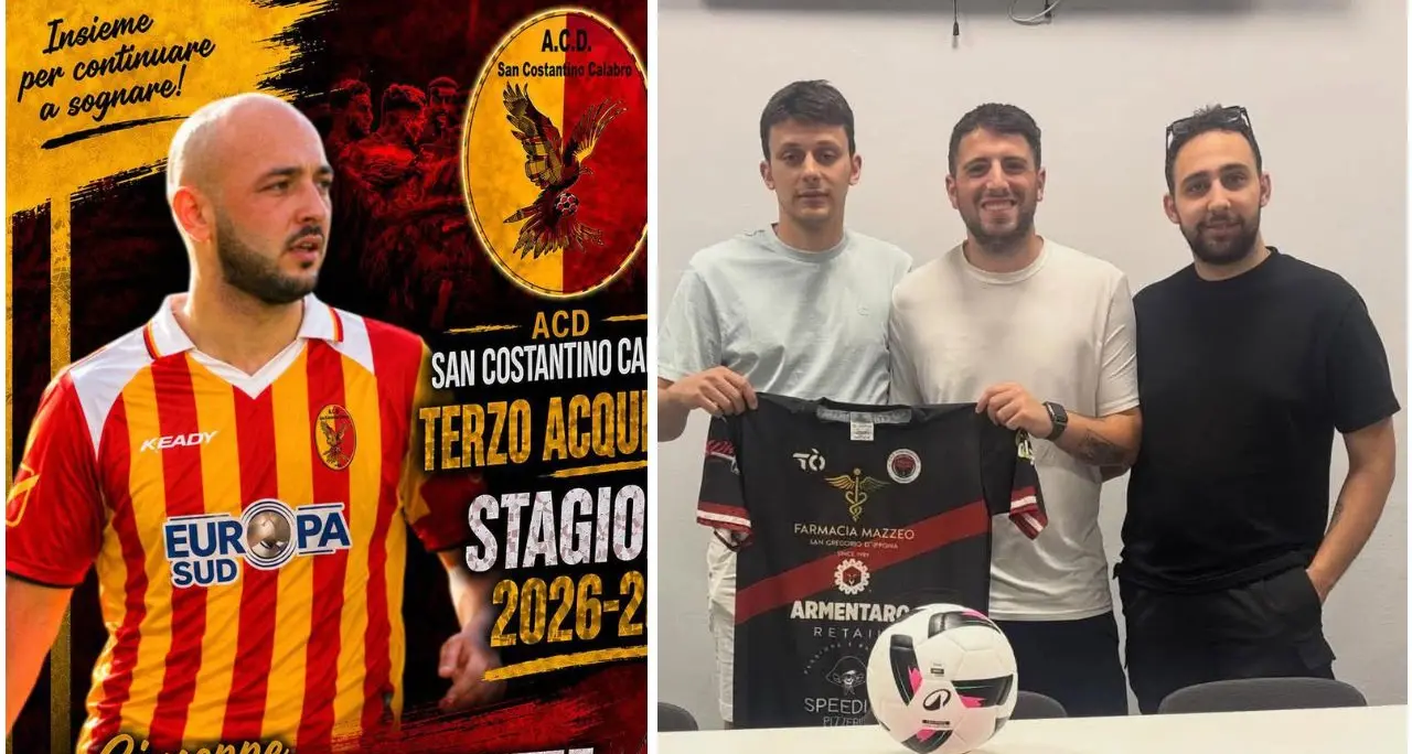 Dilettanti, estate vibonese rovente tra novità e conferme: il San Costantino si assicura il jolly Simonetti, il Comprensorio Vibonese blinda Riggi\n