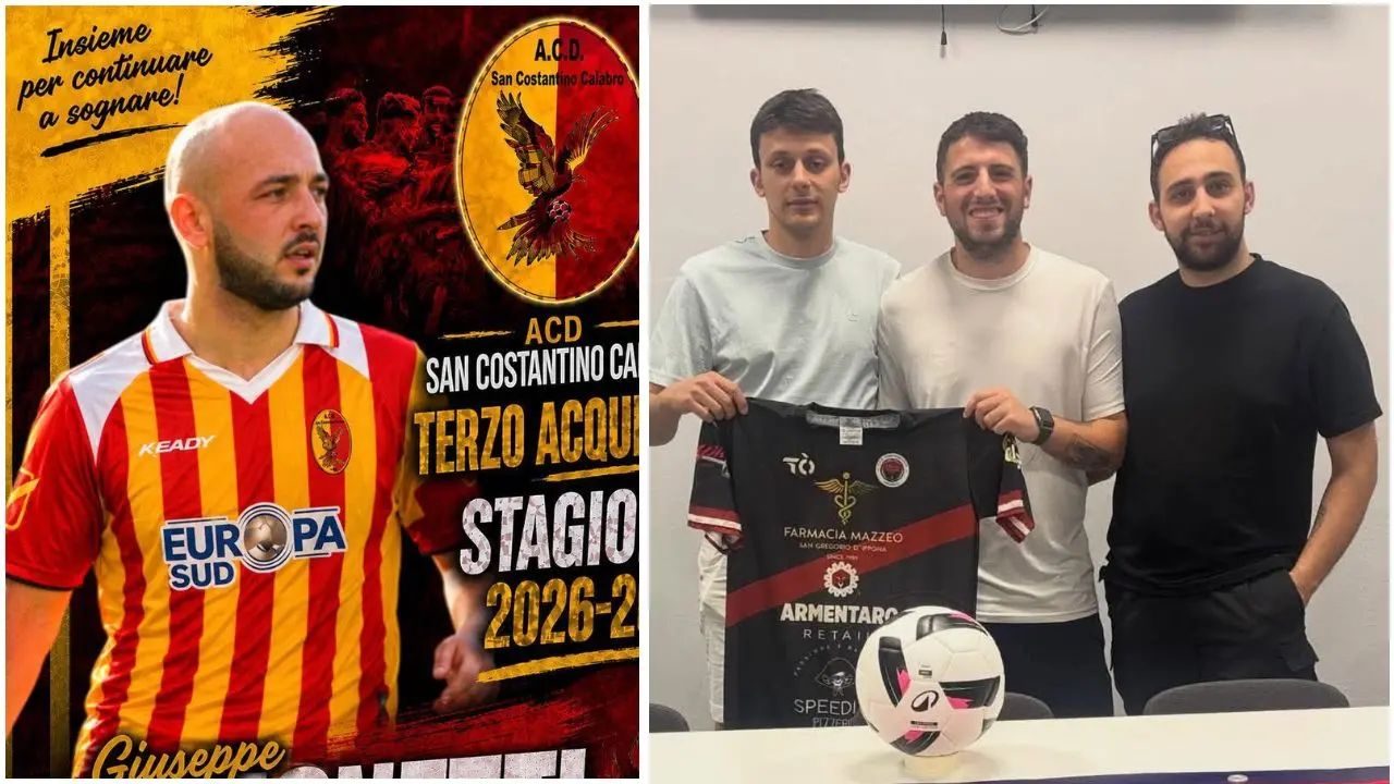 Dilettanti, estate vibonese rovente tra novità e conferme: il San Costantino si assicura il jolly Simonetti, il Comprensorio Vibonese blinda Riggi\n