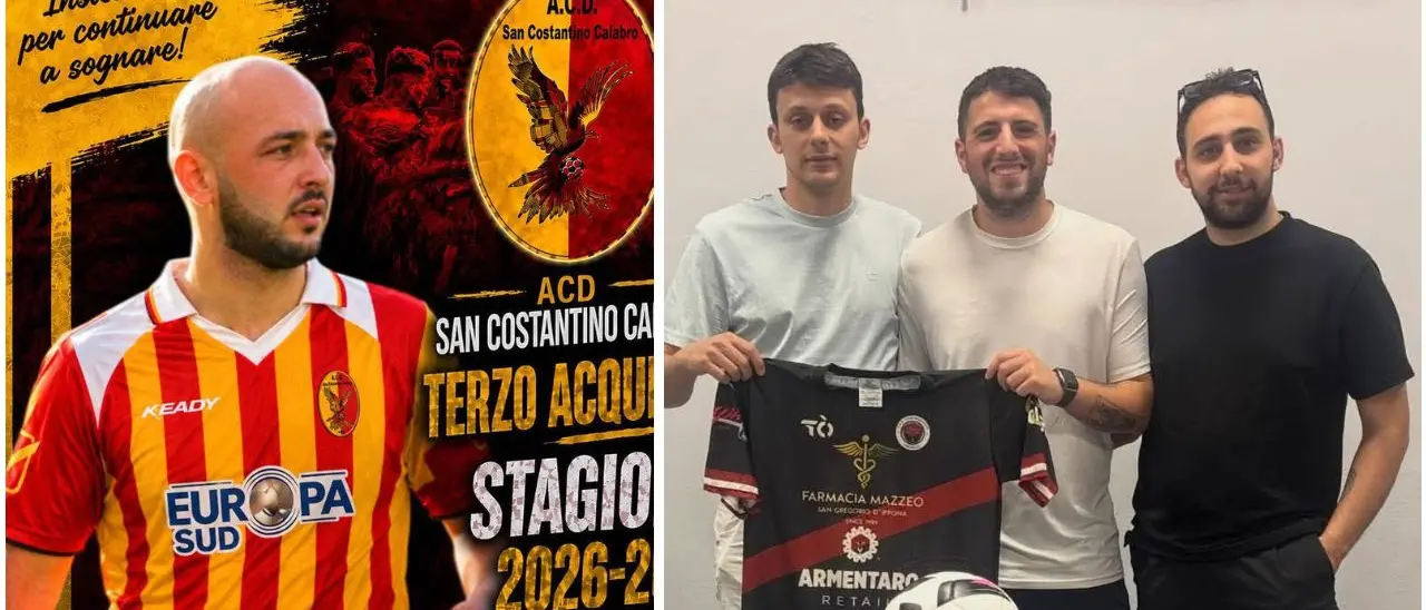 Dilettanti, estate vibonese rovente tra novità e conferme: il San Costantino si assicura il jolly Simonetti, il Comprensorio Vibonese blinda Riggi\n
