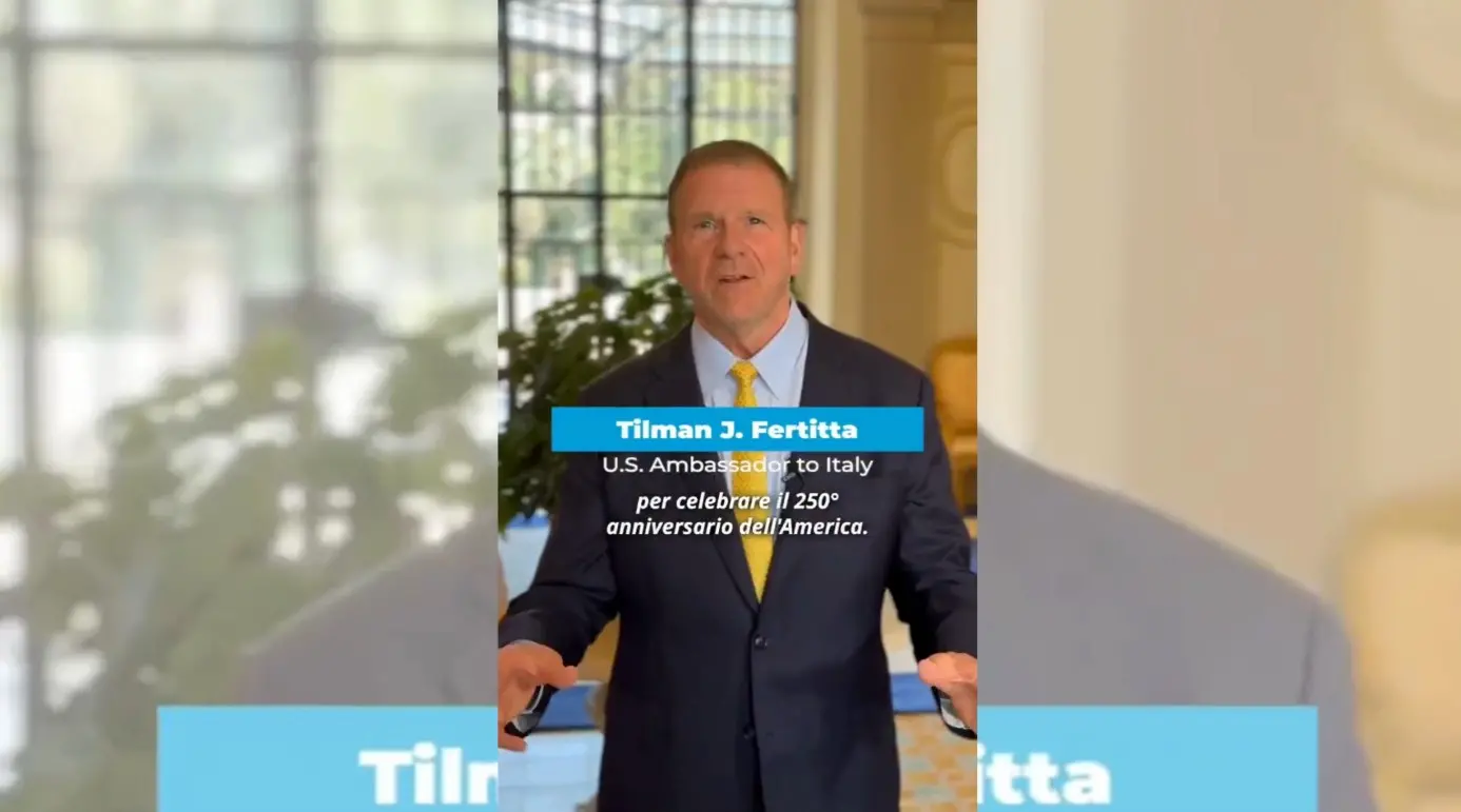 L'ambasciatore Usa Fertitta annuncia il suo viaggio lungo le coste italiane