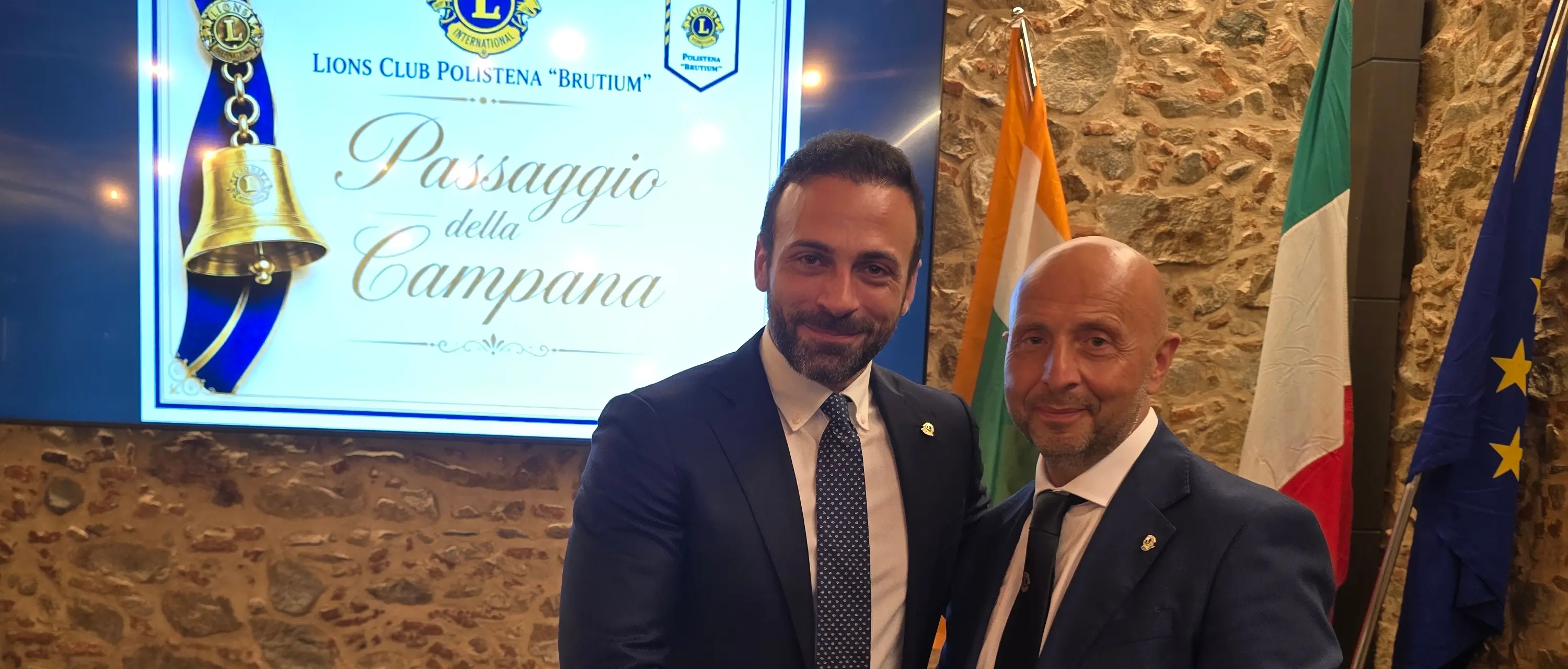 Lions Club Polistena Brutium, passaggio della Campana: Angelo Chiaro succede a Cesare Laruffa\n