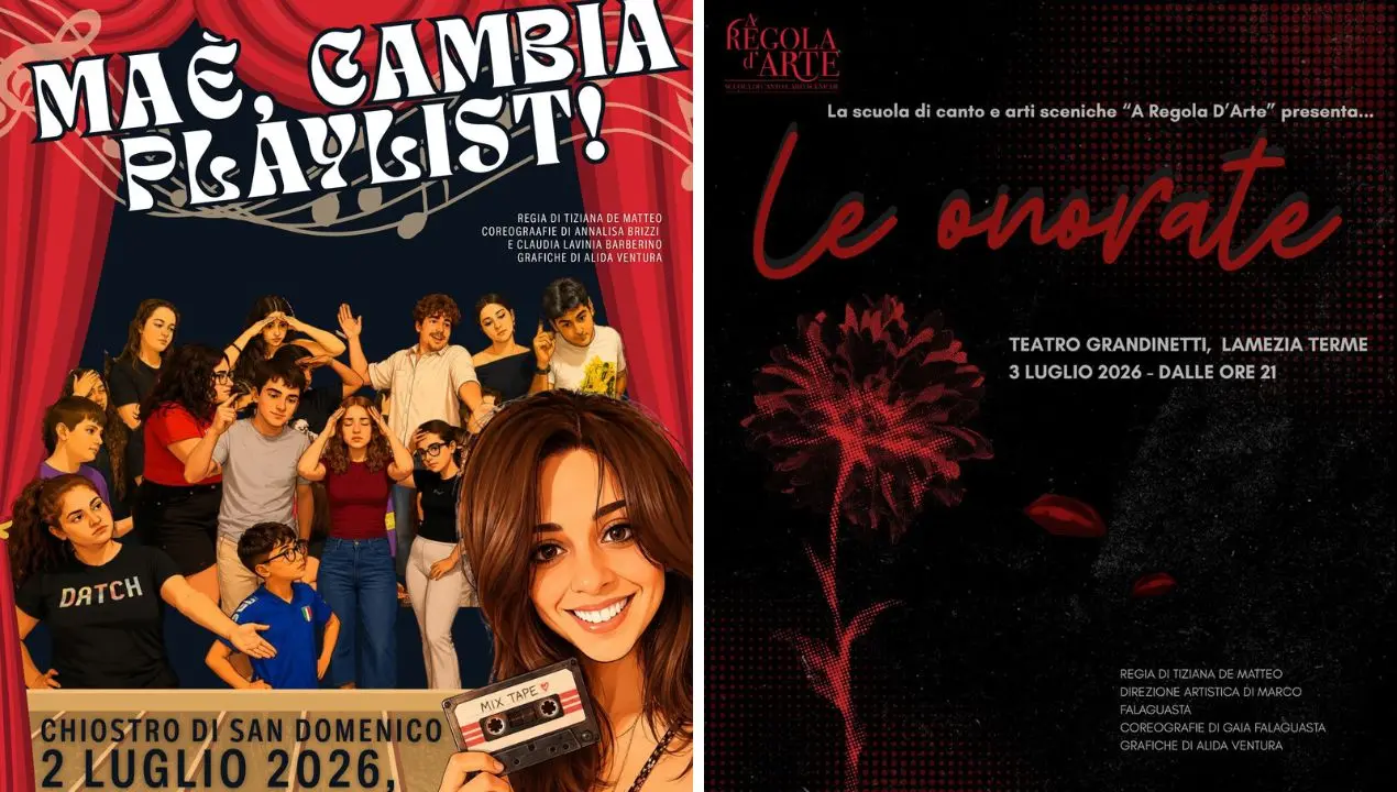 Lamezia, la scuola A Regola d'Arte\u00A0chiude l'anno con due serate tra musica e teatro\n