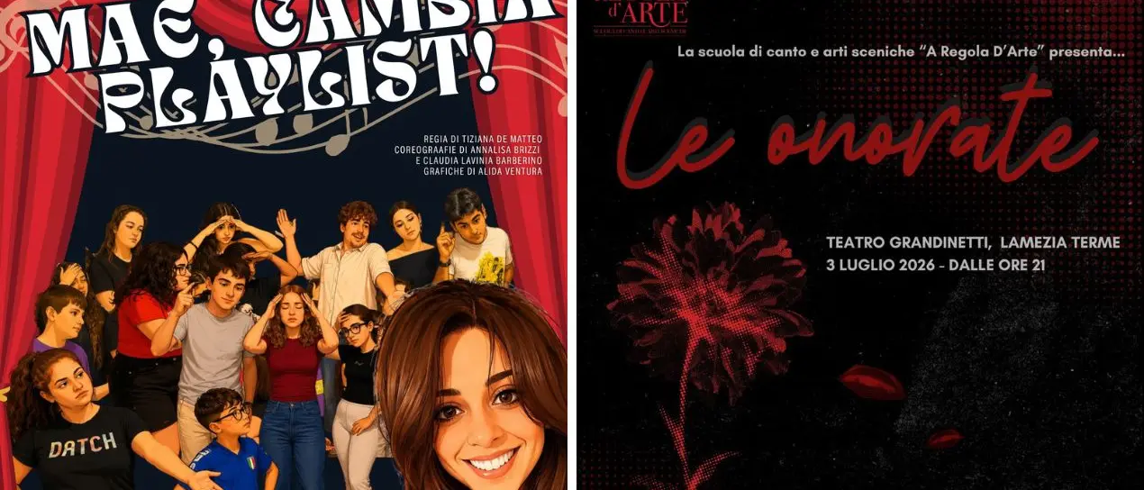 Lamezia, la scuola A Regola d'Arte\u00A0chiude l'anno con due serate tra musica e teatro\n