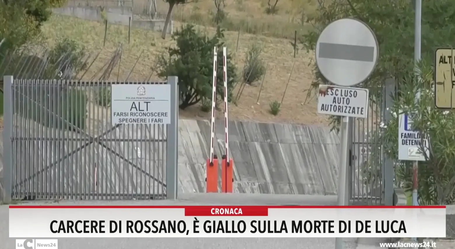 Carcere di Rossano, è giallo sulla morte di De Luca