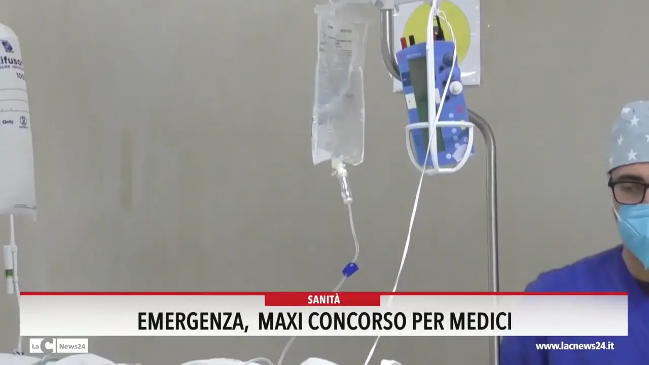 Emergenza, maxi concorso per medici