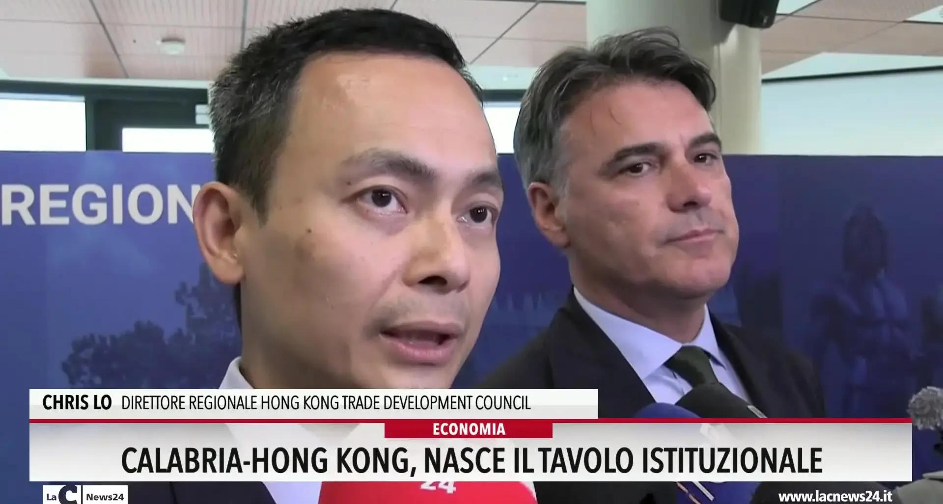 Calabria-Hong Kong, nasce il tavolo istituzionale