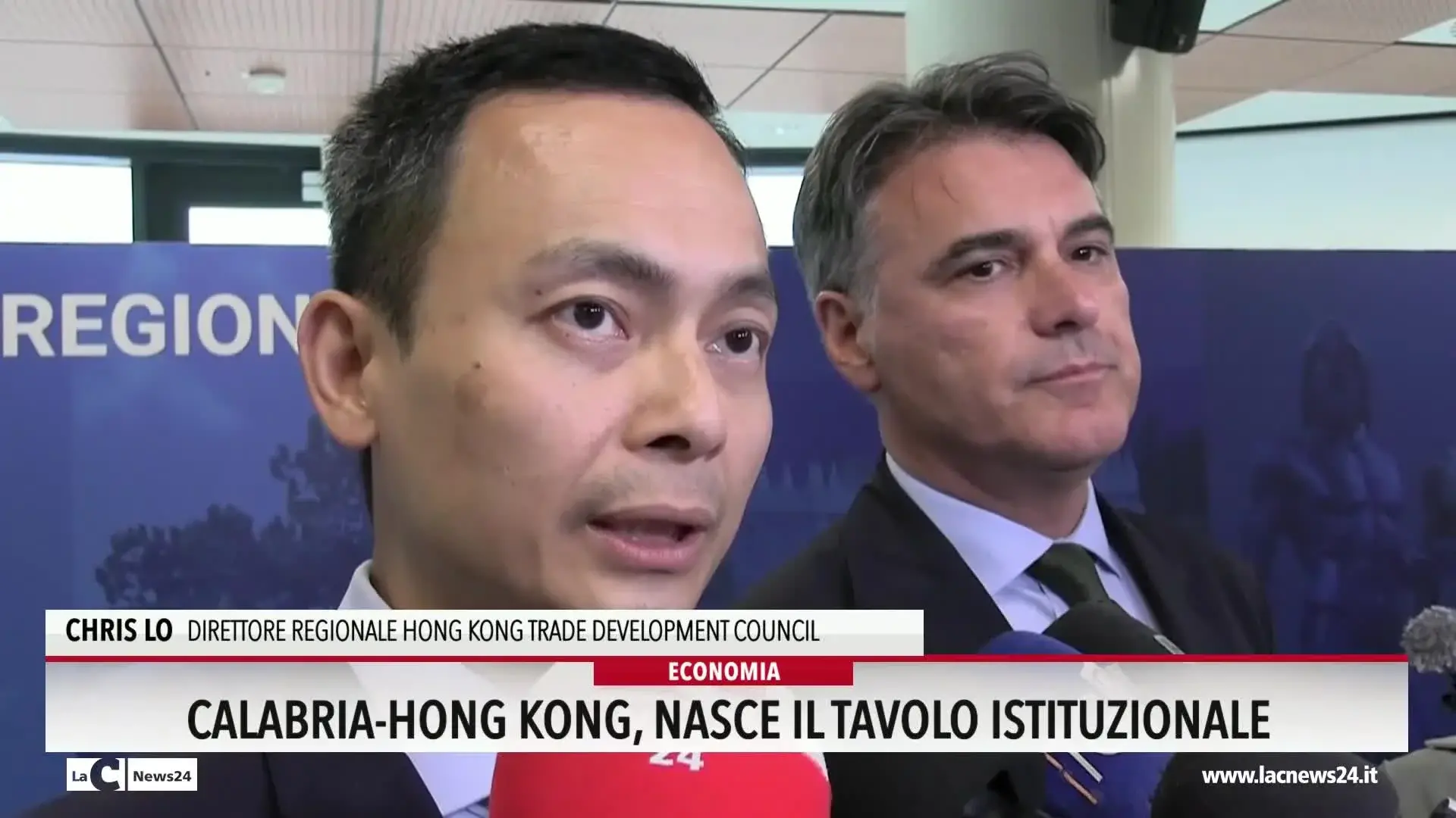 Calabria-Hong Kong, nasce il tavolo istituzionale