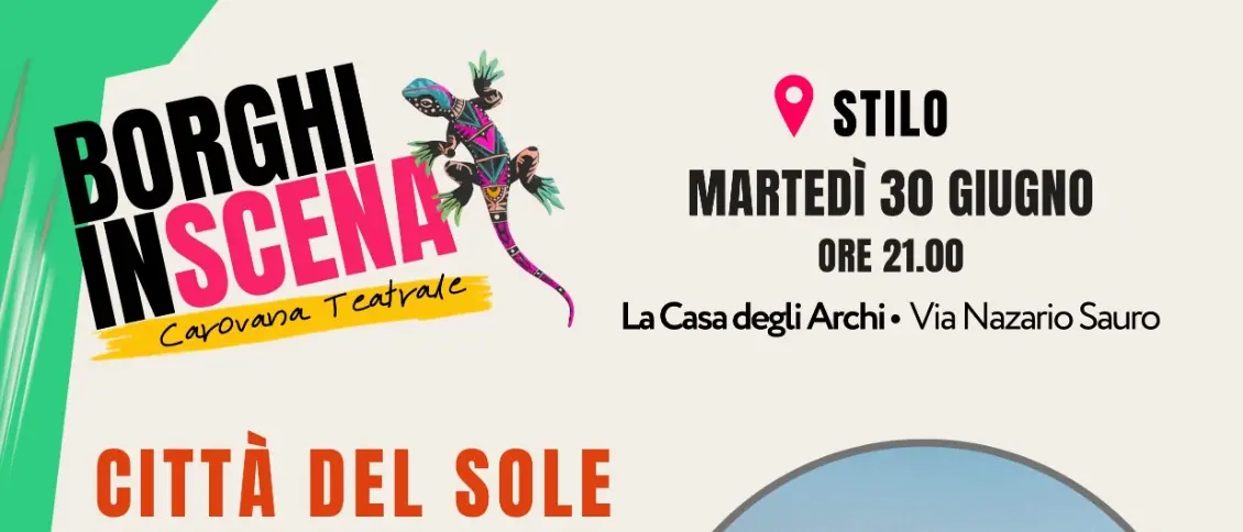 A Stilo\u00A0va in scena \"Ombre Lucenti\", reading teatrale ispirato alla \"Città del Sole\" di Tommaso Campanella\n