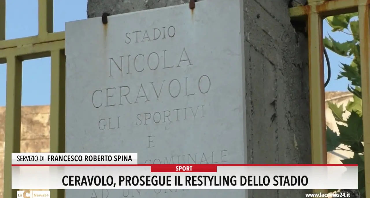 Ceravolo, prosegue il restyling dello stadio