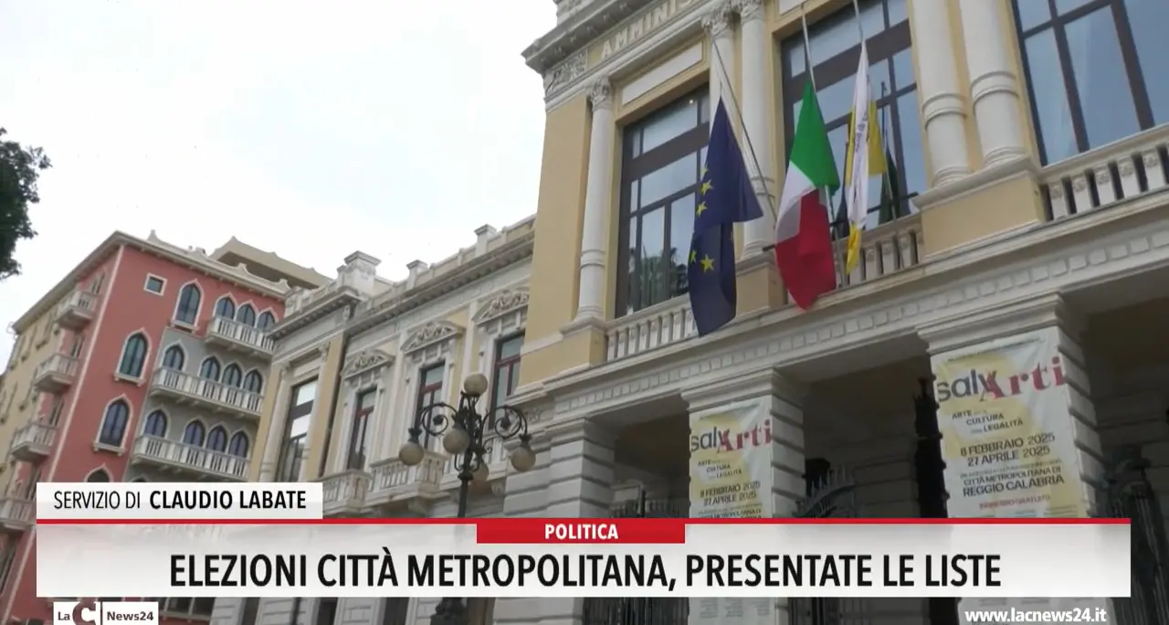 Elezioni città metropolitana, presentate le liste