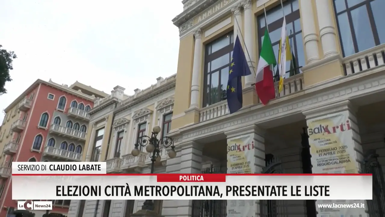 Elezioni città metropolitana, presentate le liste
