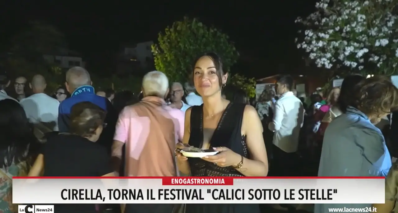 Cirella, torna il Festival Calici sotto le stelle