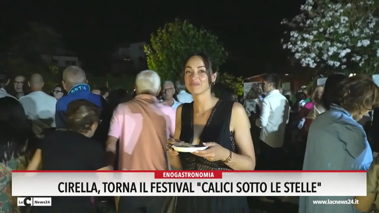 Cirella, torna il Festival Calici sotto le stelle