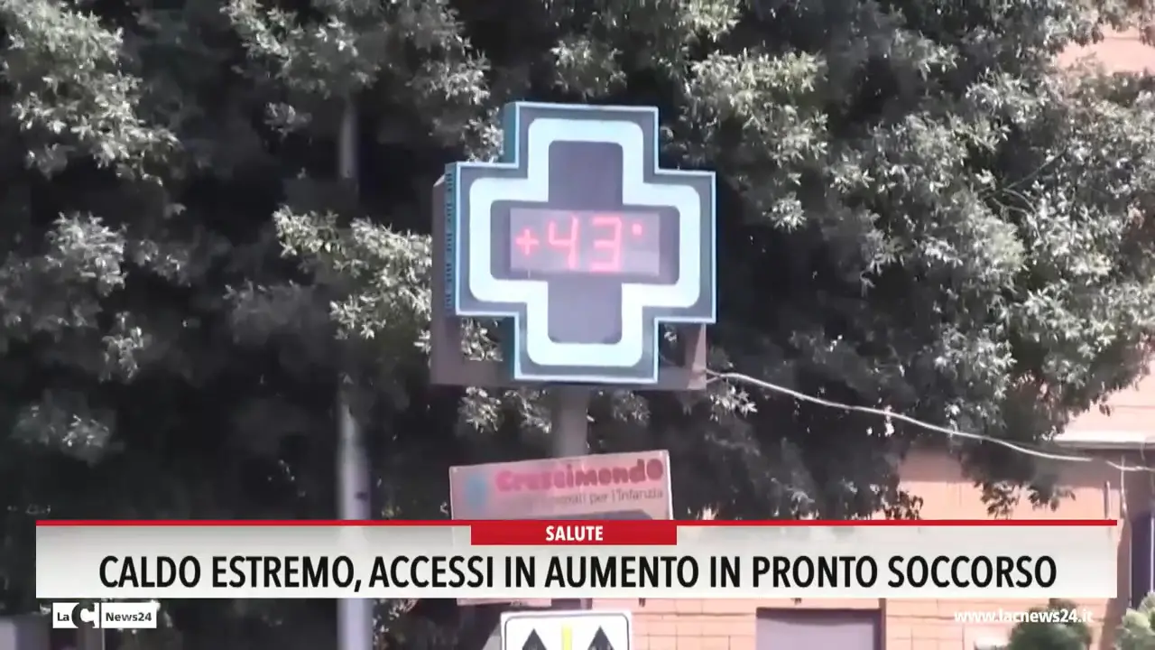 Caldo estremo, accessi in aumento in Pronto soccorso