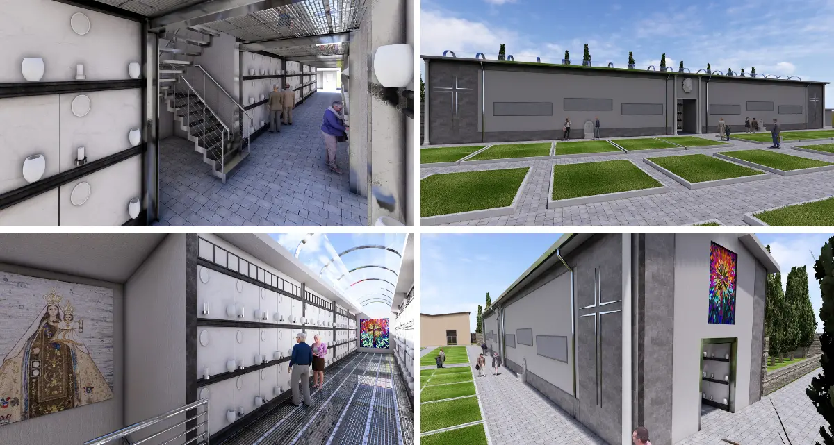 Cimitero di Vibo, approvato il progetto per l’ampliamento: saranno creati altri\u00A0489\u00A0loculi, 176 ossari, 70 lotti per edicole funerarie private\n
