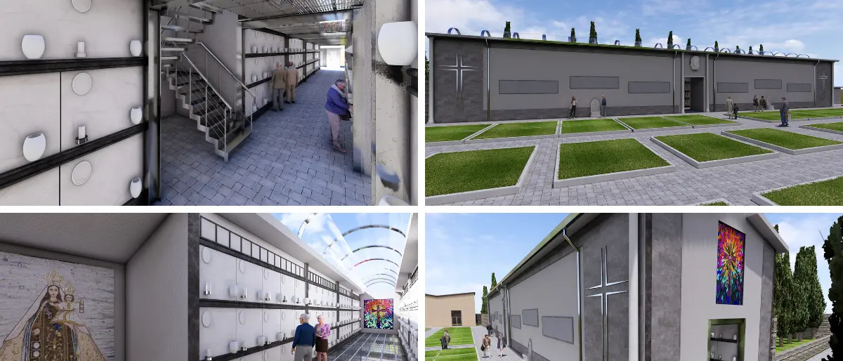 Cimitero di Vibo, approvato il progetto per l’ampliamento: saranno creati altri\u00A0489\u00A0loculi, 176 ossari, 70 lotti per edicole funerarie private\n