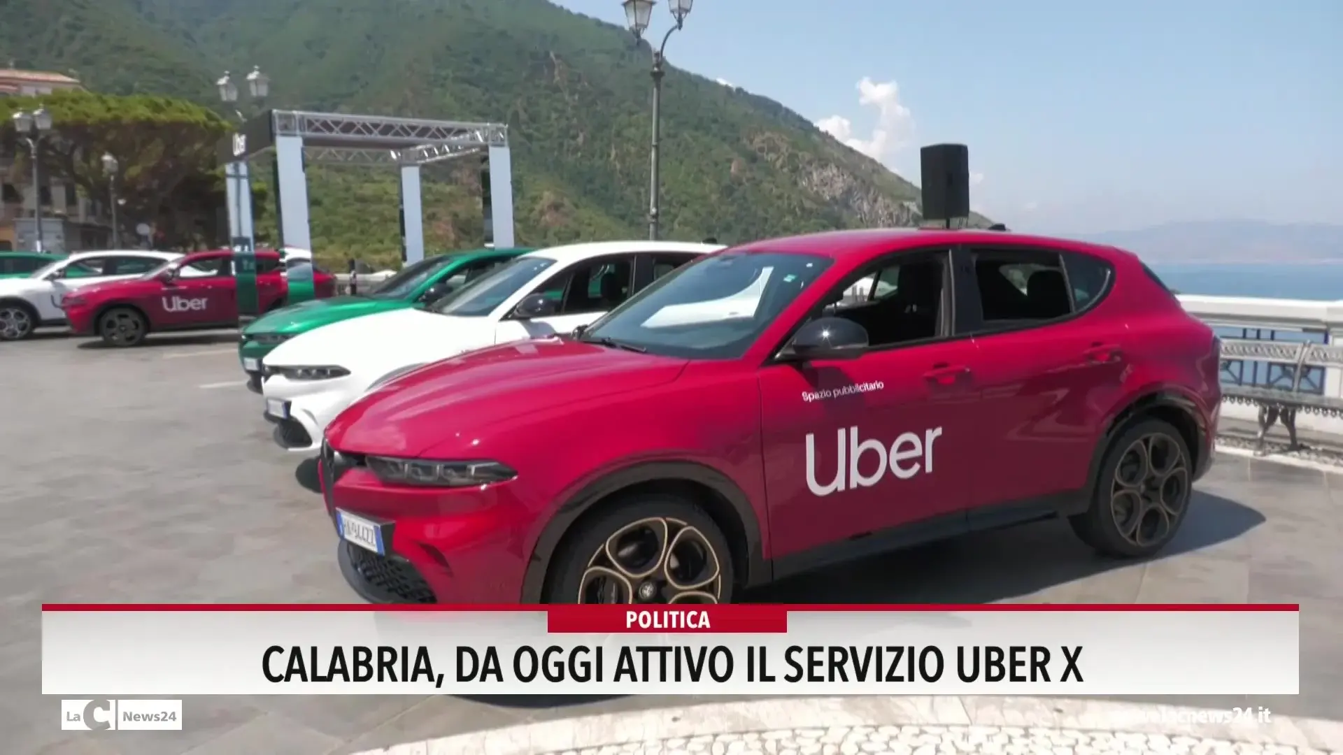 Calabria, da oggi attivo il servizio Uber-x
