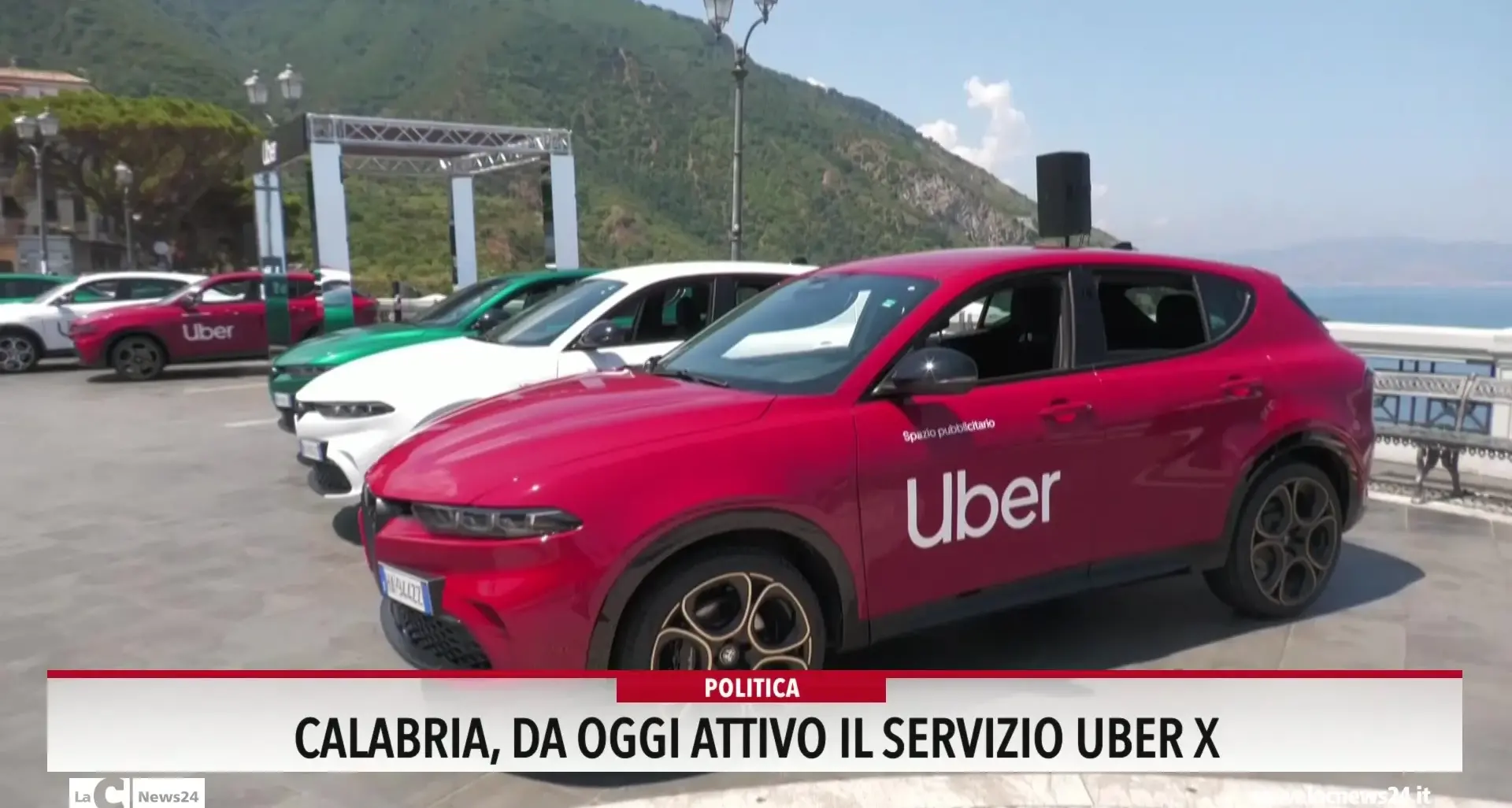 Calabria, da oggi attivo il servizio Uber-x