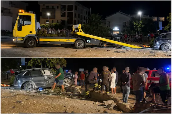 Rossano, Audi Q5 sbanda in contrada Petra: ingenti danni causati\n