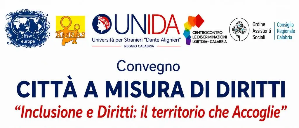\"Città a misura di diritti\": all'Università per Stranieri “Dante Alighieri” un confronto su inclusione, diritti e ruolo dei servizi\n