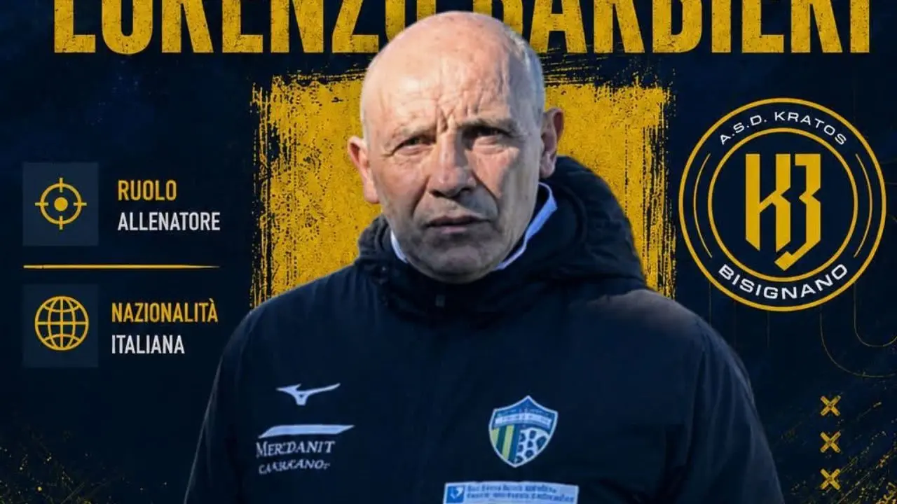 Dilettanti, soluzione interna per il Kratos Bisignano: panchina affidata a mister Lorenzo Barbieri\n