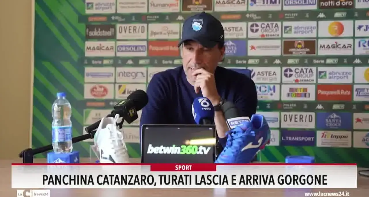 Panchina Catanzaro, Turati lascia e arriva Gorgone