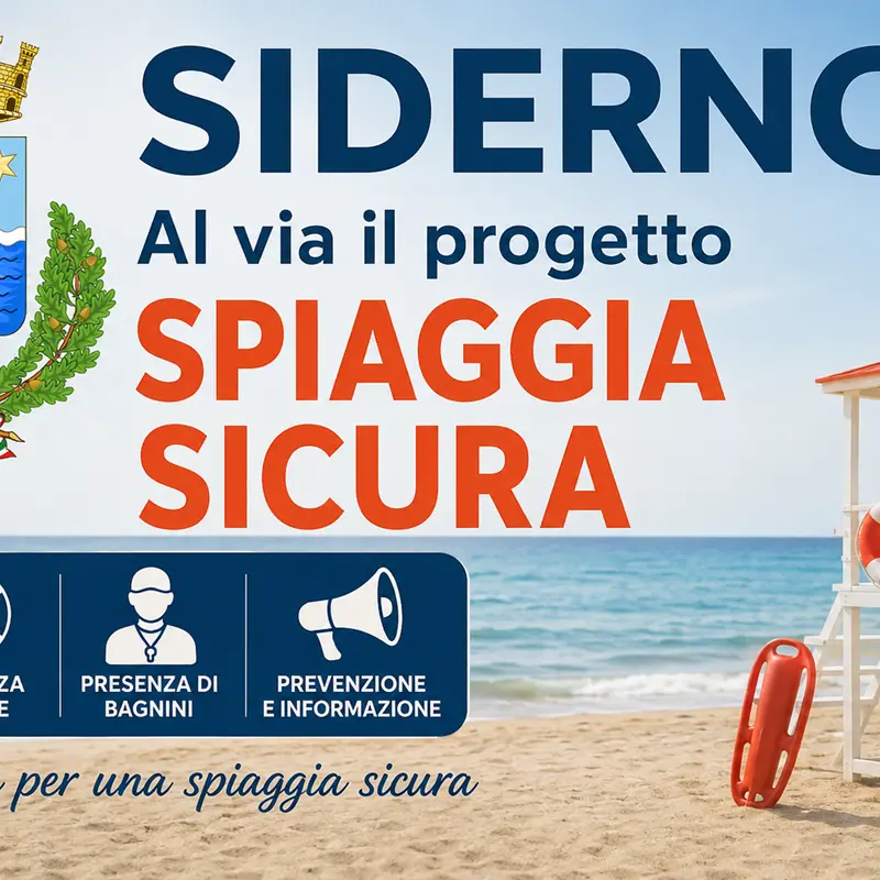 A Siderno al via il progetto “Spiaggia sicura” con assistenza bagnanti e primo soccorso\n