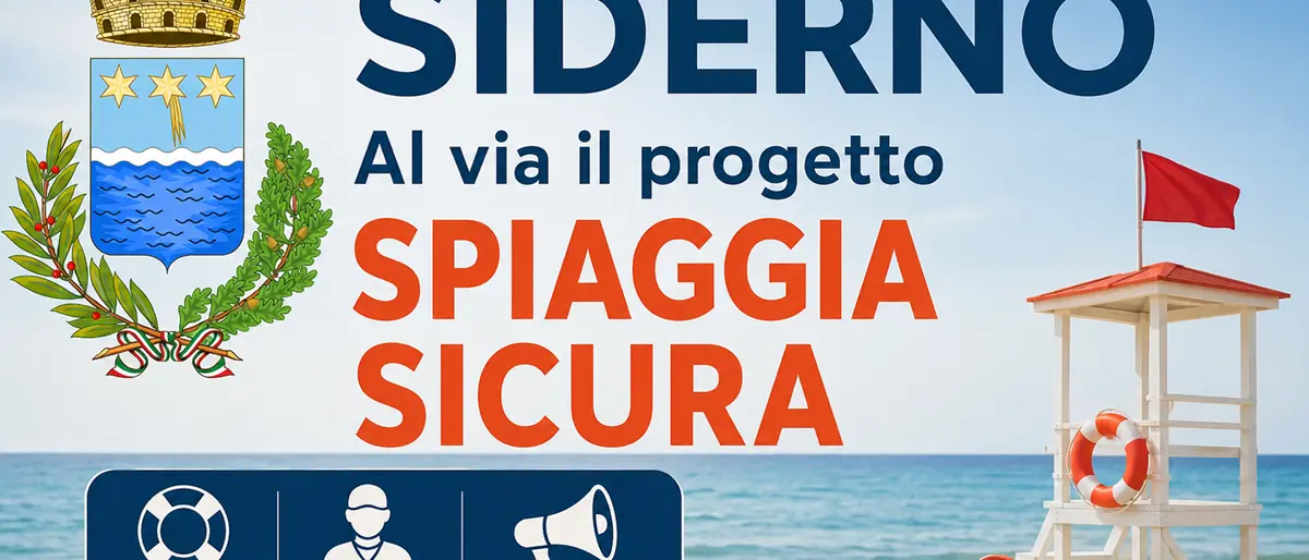 A Siderno al via il progetto “Spiaggia sicura” con assistenza bagnanti e primo soccorso\n