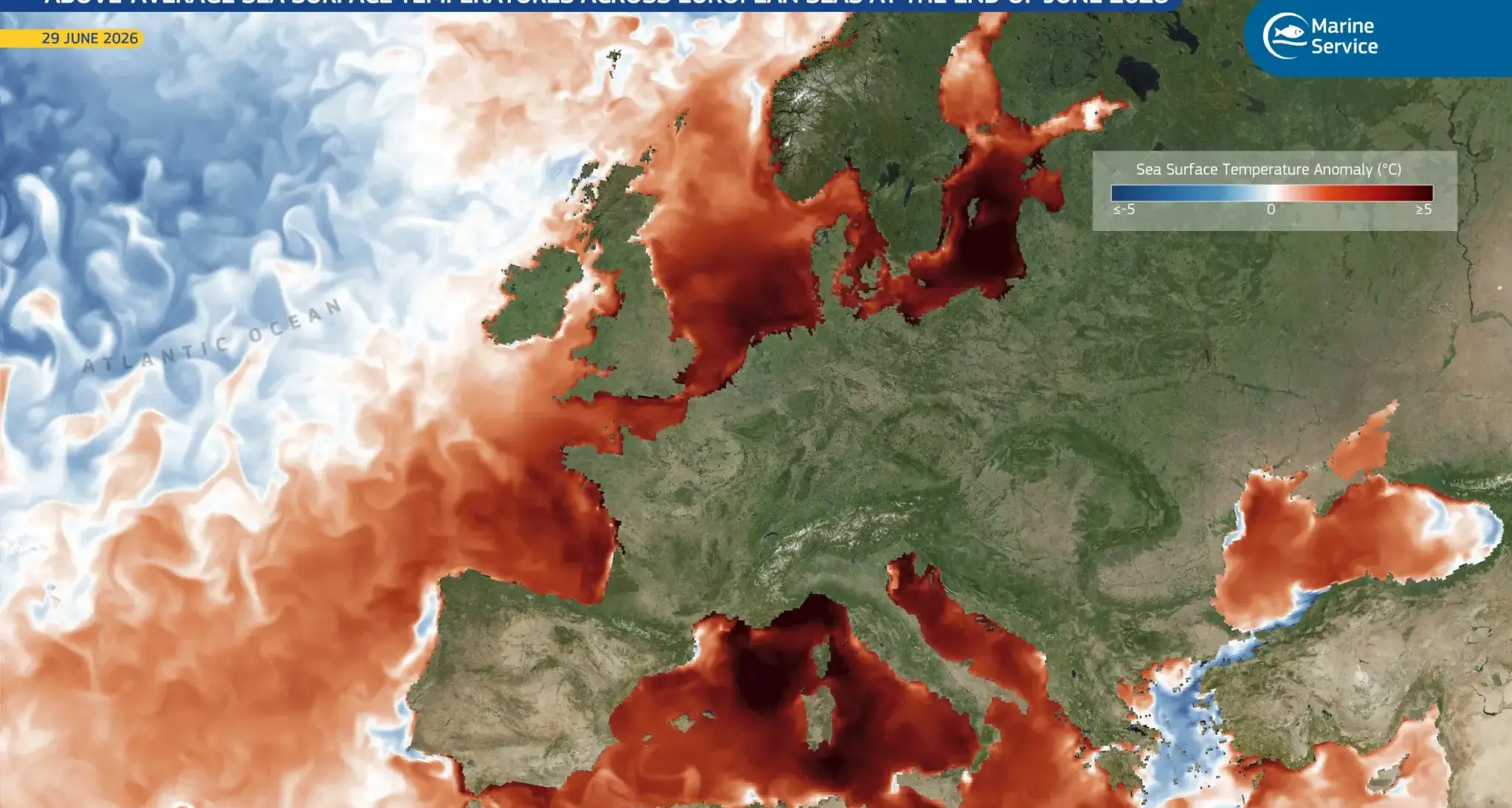 <p>Allarme Mediterraneo, <span style=\"color:hsl(0, 75%, 60%);\">il mare bolle</span>: sei gradi sopra la media e ora cresce il rischio di temporali violenti</p>