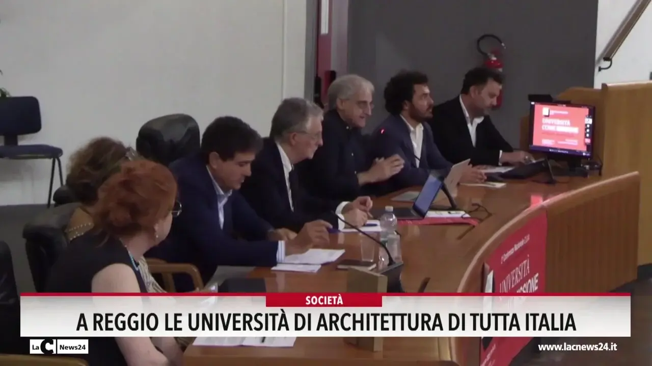 a reggio le universita di architettura di tutta italia