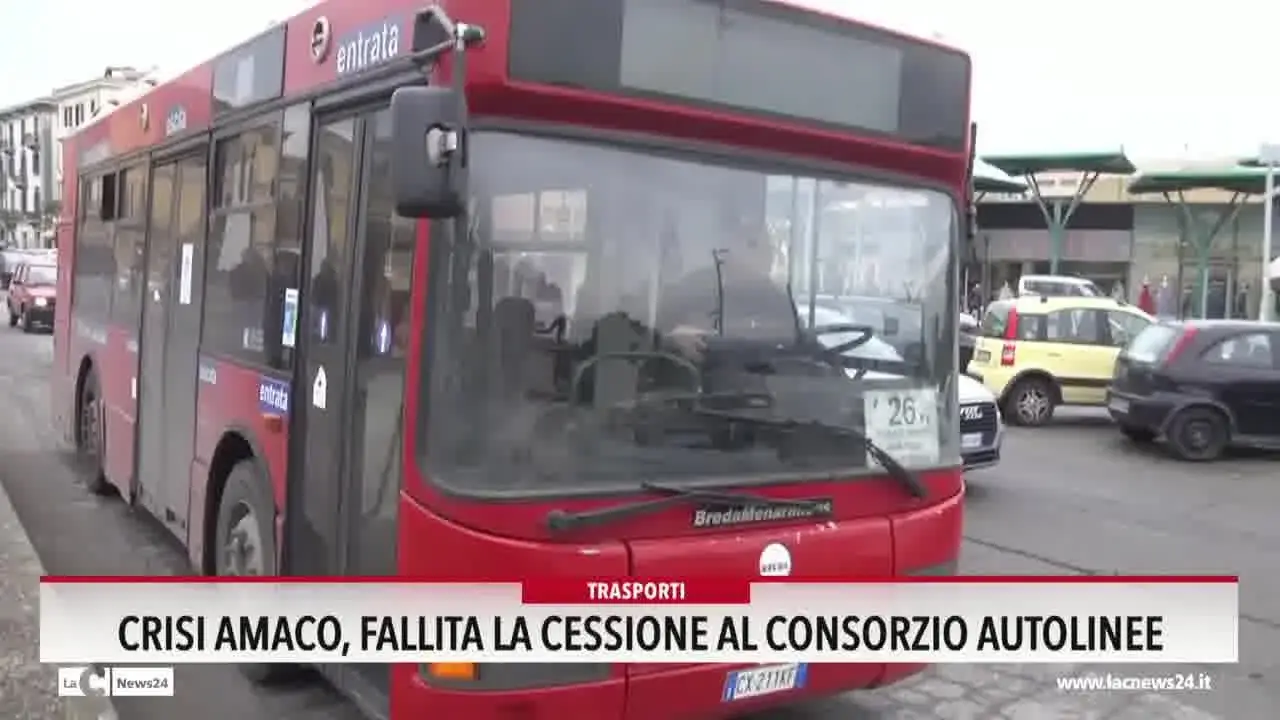 Crisi Amaco, fallita la cessione al consorzio autolinee