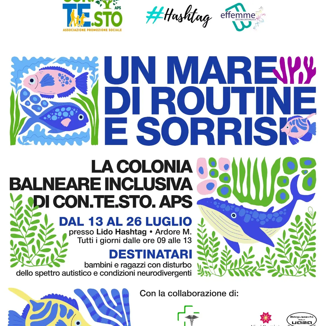 Ardore Marina, al via la colonia estiva inclusiva dedicata ai bambini con autismo\n