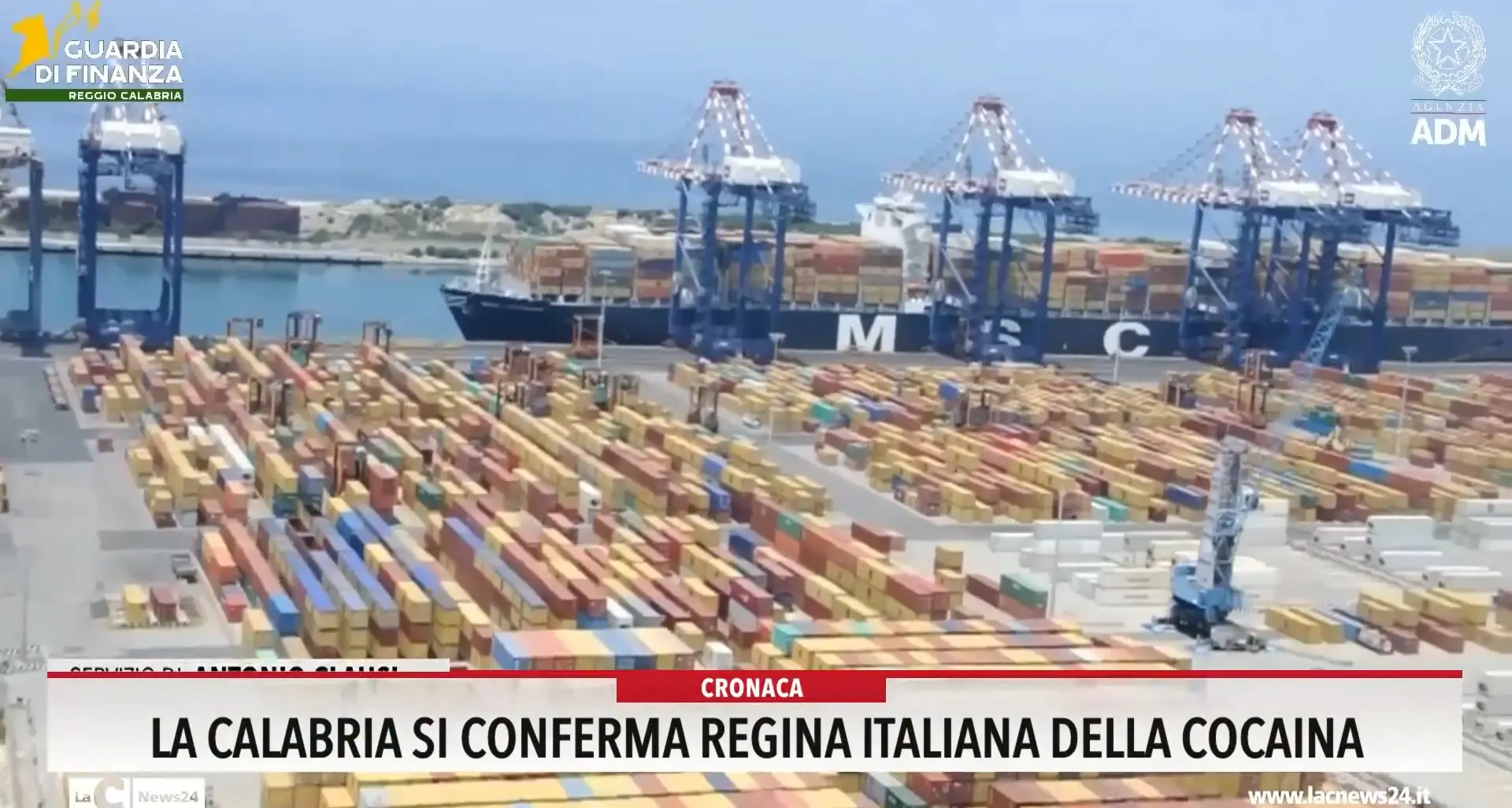 La Calabria si conferma regina italiana della cocaina